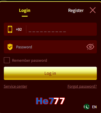He777 login preview